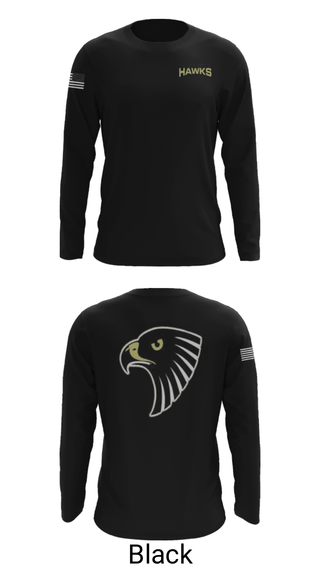 Long Sleeve Performance Shirt, Hammond Academy Of Science & Tech Baseball, Baseball, Teamtime, Team time, sublimation, custom sports apparel, team uniforms, spirit wear, spiritwear, sports uniforms, custom shirts, team store, custom team store, fundraiser sports, apparel fundraiser