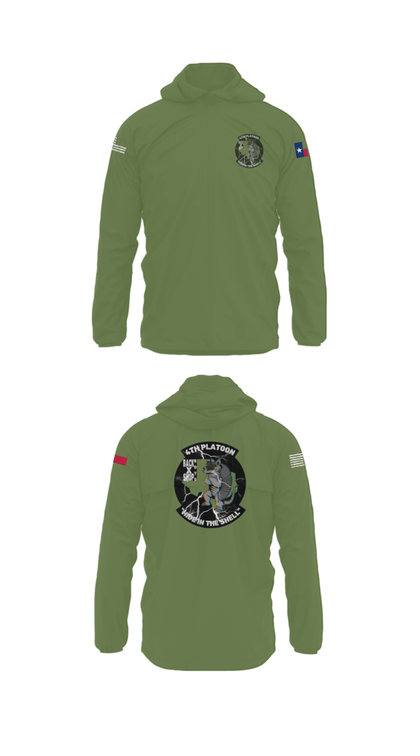 Windbreaker, 90th ASB B co 4Th Platoon, Army, Teamtime, Team time, sublimation, custom sports apparel, team uniforms, spirit wear, spiritwear, sports uniforms, custom shirts, team store, custom team store, fundraiser sports, apparel fundraiser