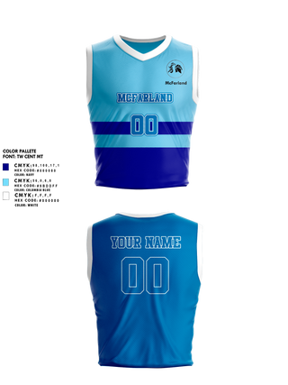 Mens Basketball Jersey, McFarland Girls Basketball, Women's Basketball, Teamtime, Team time, sublimation, custom sports apparel, team uniforms, spirit wear, spiritwear, sports uniforms, custom shirts, team store, custom team store, fundraiser sports, apparel fundraiser