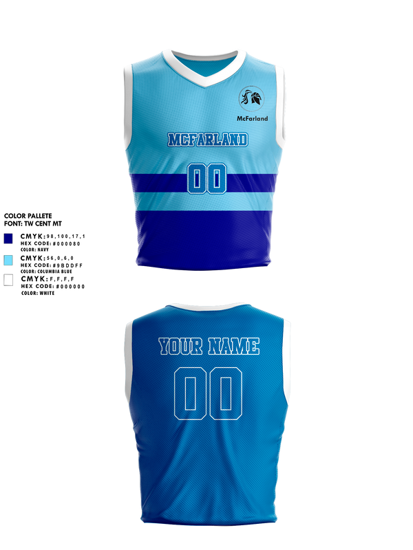 Mens Basketball Jersey, McFarland Girls Basketball, Women's Basketball, Teamtime, Team time, sublimation, custom sports apparel, team uniforms, spirit wear, spiritwear, sports uniforms, custom shirts, team store, custom team store, fundraiser sports, apparel fundraiser