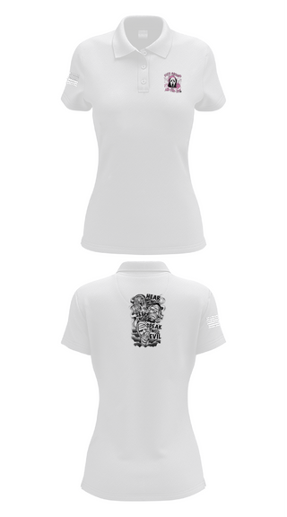 Women's Short Sleeve Performance Polo, Lions den, Football, Teamtime, Team time, sublimation, custom sports apparel, team uniforms, spirit wear, spiritwear, sports uniforms, custom shirts, team store, custom team store, fundraiser sports, apparel fundraiser