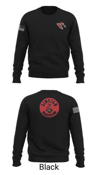 Crew Neck Sweatshirt, Lincoln High School Wrestling, Wrestling, Teamtime, Team time, sublimation, custom sports apparel, team uniforms, spirit wear, spiritwear, sports uniforms, custom shirts, team store, custom team store, fundraiser sports, apparel fundraiser
