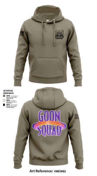 Hoodie, GOON SQUAD, Army, Teamtime, Team time, sublimation, custom sports apparel, team uniforms, spirit wear, spiritwear, sports uniforms, custom shirts, team store, custom team store, fundraiser sports, apparel fundraiser