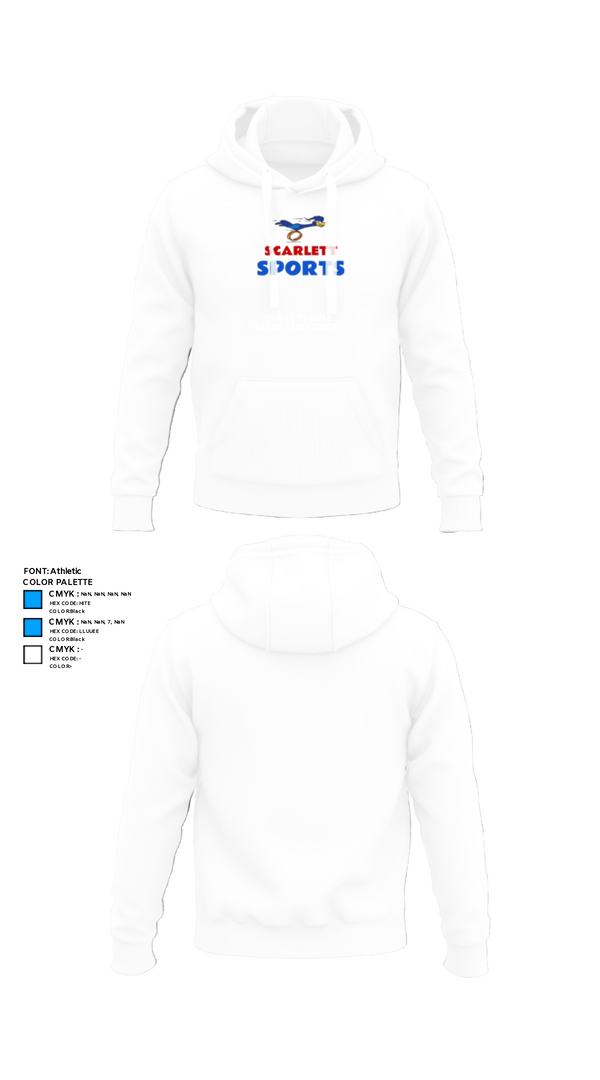Hoodie, Scarlett Middle School Cross Country, Cross Country, Teamtime, Team time, sublimation, custom sports apparel, team uniforms, spirit wear, spiritwear, sports uniforms, custom shirts, team store, custom team store, fundraiser sports, apparel fundraiser