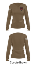 Naval Base Kitsap K9 Unit 4831099 Women's Long Sleeve V-neck Shirt - 16