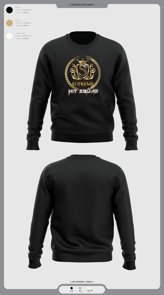 Crew Neck Sweatshirt, San Jose Hitsquad, , Teamtime, Team time, sublimation, custom sports apparel, team uniforms, spirit wear, spiritwear, sports uniforms, custom shirts, team store, custom team store, fundraiser sports, apparel fundraiser