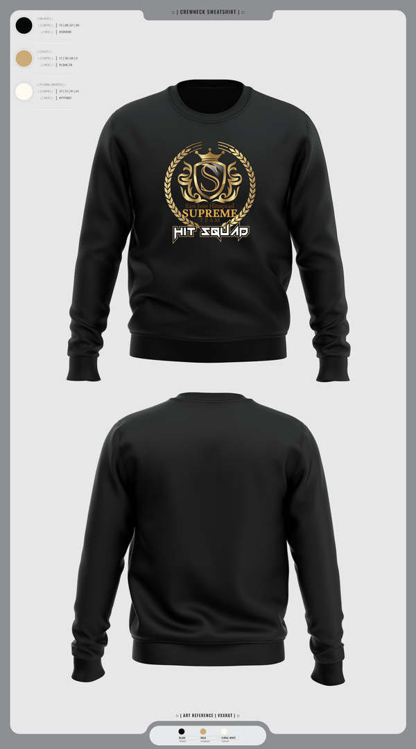 Crew Neck Sweatshirt, San Jose Hitsquad, , Teamtime, Team time, sublimation, custom sports apparel, team uniforms, spirit wear, spiritwear, sports uniforms, custom shirts, team store, custom team store, fundraiser sports, apparel fundraiser