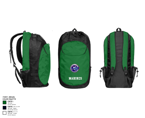 Gear Bag, PMA 242, Marines, Teamtime, Team time, sublimation, custom sports apparel, team uniforms, spirit wear, spiritwear, sports uniforms, custom shirts, team store, custom team store, fundraiser sports, apparel fundraiser
