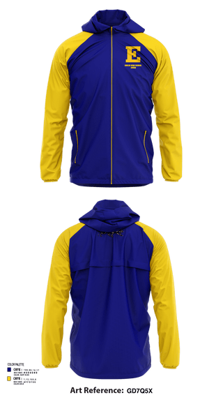 Windbreaker, Euclid High School Cheer, Cheer, Teamtime, Team time, sublimation, custom sports apparel, team uniforms, spirit wear, spiritwear, sports uniforms, custom shirts, team store, custom team store, fundraiser sports, apparel fundraiser