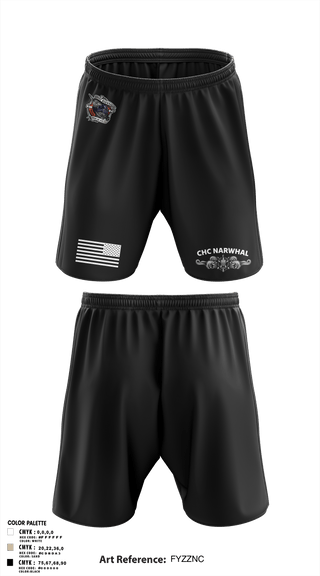 Athletic Shorts With Pockets, CHC NARWHAL, Coast Guard, Teamtime, Team time, sublimation, custom sports apparel, team uniforms, spirit wear, spiritwear, sports uniforms, custom shirts, team store, custom team store, fundraiser sports, apparel fundraiser
