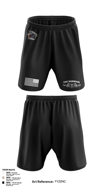 CHC NARWHAL 89056143 Athletic Shorts With Pockets - 3