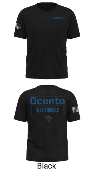 Short Sleeve Performance Shirt, Oconto, Softball, Teamtime, Team time, sublimation, custom sports apparel, team uniforms, spirit wear, spiritwear, sports uniforms, custom shirts, team store, custom team store, fundraiser sports, apparel fundraiser