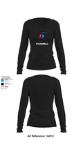 Hvacmannllc 74624786 Women's Long Sleeve V-neck Shirt - 34