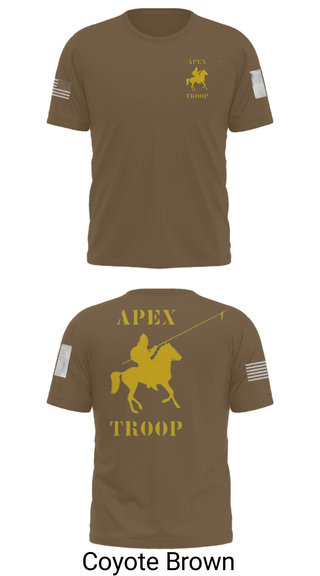Old School Cotton Feel Shirt, Alpha Troop, 1-221 CAV, National Guard, Teamtime, Team time, sublimation, custom sports apparel, team uniforms, spirit wear, spiritwear, sports uniforms, custom shirts, team store, custom team store, fundraiser sports, apparel fundraiser