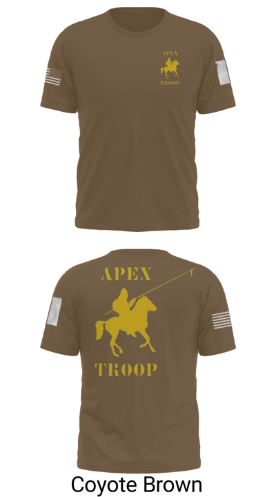 Alpha Troop, 1-221 CAV 34469039 Old School Cotton Feel Shirt - 10