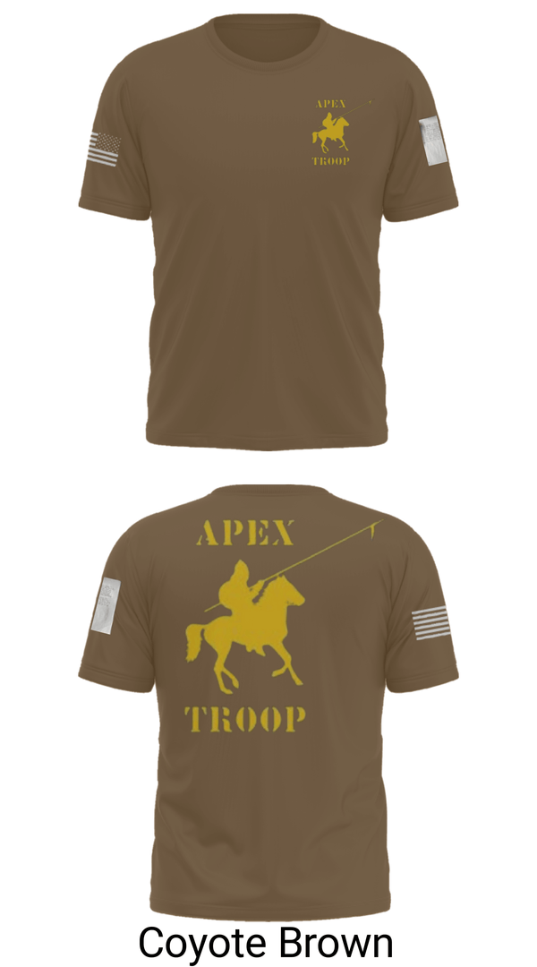 Old School Cotton Feel Shirt, Alpha Troop, 1-221 CAV, National Guard, Teamtime, Team time, sublimation, custom sports apparel, team uniforms, spirit wear, spiritwear, sports uniforms, custom shirts, team store, custom team store, fundraiser sports, apparel fundraiser