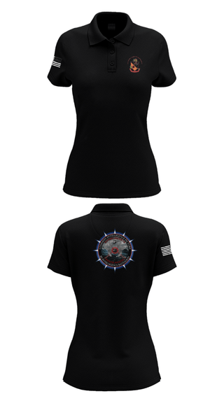 Women's Short Sleeve Performance Polo, 3rd Intelligence Battalion, Marines, Teamtime, Team time, sublimation, custom sports apparel, team uniforms, spirit wear, spiritwear, sports uniforms, custom shirts, team store, custom team store, fundraiser sports, apparel fundraiser
