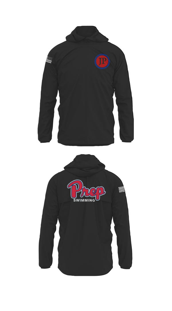 Windbreaker, Jackson Preparatory School Swimming, Swimming, Teamtime, Team time, sublimation, custom sports apparel, team uniforms, spirit wear, spiritwear, sports uniforms, custom shirts, team store, custom team store, fundraiser sports, apparel fundraiser