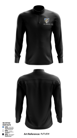 Quarter Zip Jacket, West Jordan High School Golf, Golf, Teamtime, Team time, sublimation, custom sports apparel, team uniforms, spirit wear, spiritwear, sports uniforms, custom shirts, team store, custom team store, fundraiser sports, apparel fundraiser