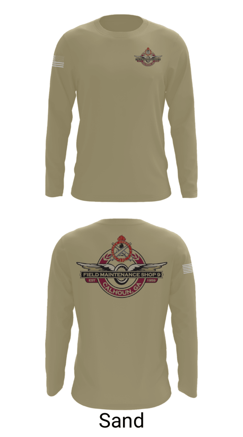 Long Sleeve Performance Shirt, FMS Calhoun, National Guard, Teamtime, Team time, sublimation, custom sports apparel, team uniforms, spirit wear, spiritwear, sports uniforms, custom shirts, team store, custom team store, fundraiser sports, apparel fundraiser