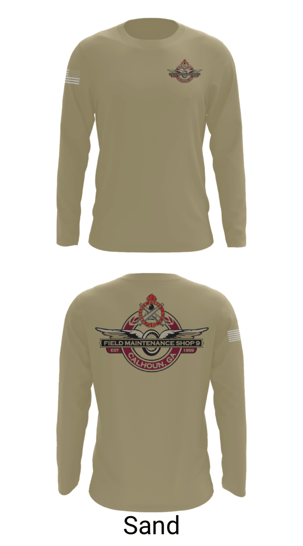 Long Sleeve Performance Shirt, FMS Calhoun, National Guard, Teamtime, Team time, sublimation, custom sports apparel, team uniforms, spirit wear, spiritwear, sports uniforms, custom shirts, team store, custom team store, fundraiser sports, apparel fundraiser