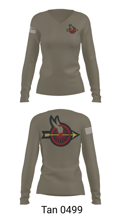 Jefferson Area Motor Squad 38123236 Women's Long Sleeve V-neck Shirt - 73