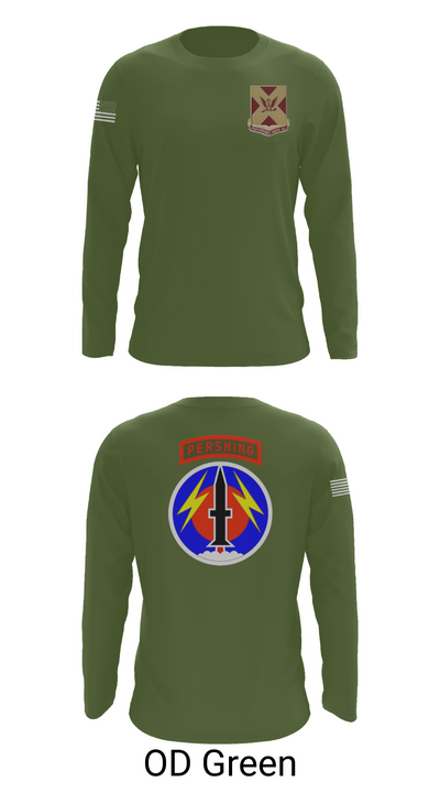 4/9 Field Artillery 56 Command (Pershing) 34975025 Long Sleeve Performance Shirt 46