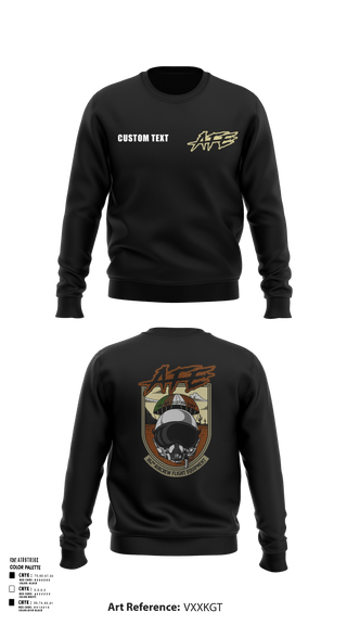 Crew Neck Sweatshirt, 162 AFE, Air Force, Teamtime, Team time, sublimation, custom sports apparel, team uniforms, spirit wear, spiritwear, sports uniforms, custom shirts, team store, custom team store, fundraiser sports, apparel fundraiser