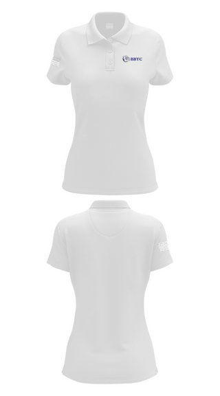 Women's Short Sleeve Performance Polo, Bloomingdale And Butler Youth Club Football and Cheer, Football, Teamtime, Team time, sublimation, custom sports apparel, team uniforms, spirit wear, spiritwear, sports uniforms, custom shirts, team store, custom team store, fundraiser sports, apparel fundraiser