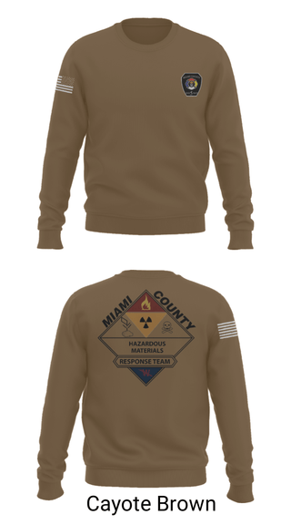 Crew Neck Sweatshirt, Miami County Hazmat, , Teamtime, Team time, sublimation, custom sports apparel, team uniforms, spirit wear, spiritwear, sports uniforms, custom shirts, team store, custom team store, fundraiser sports, apparel fundraiser