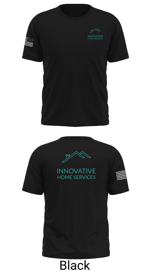 Old School Cotton Feel Shirt, Innovative Home Services, , Teamtime, Team time, sublimation, custom sports apparel, team uniforms, spirit wear, spiritwear, sports uniforms, custom shirts, team store, custom team store, fundraiser sports, apparel fundraiser