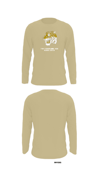 Long Sleeve Performance Shirt, Fort Towson Junior High School Cheer, Cheer, Teamtime, Team time, sublimation, custom sports apparel, team uniforms, spirit wear, spiritwear, sports uniforms, custom shirts, team store, custom team store, fundraiser sports, apparel fundraiser