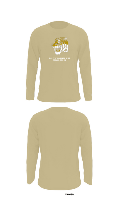 Fort Towson Junior High School Cheer 44003548 Long Sleeve Performance Shirt - 41
