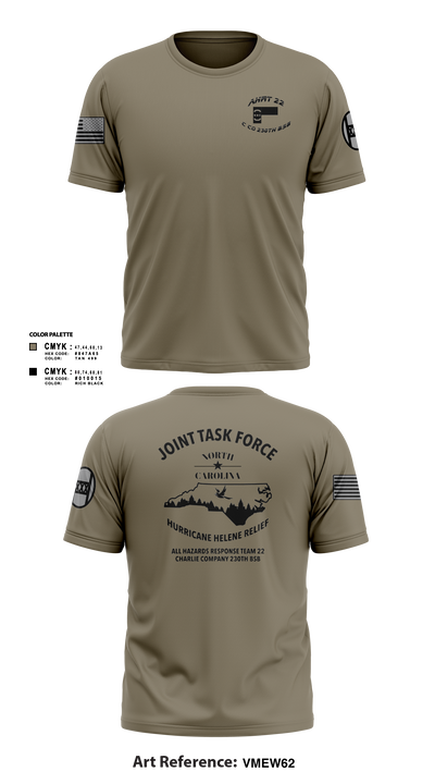 Charlie Company 230th Brigade Support Battalion Short Sleeve Performance Shirt - 4
