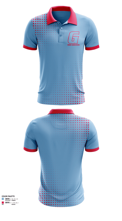 Bonn Gamecocks 42414878 Short Sleeve Performance Polo - 1