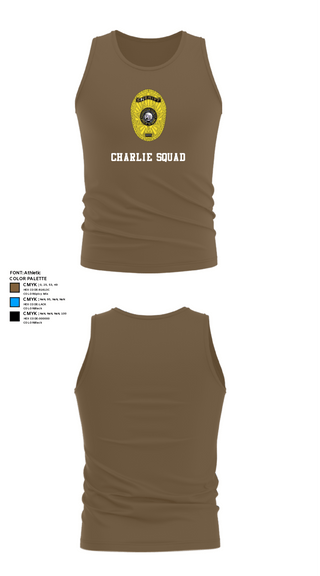 Tank Top, Charlie Squad, Police, Teamtime, Team time, sublimation, custom sports apparel, team uniforms, spirit wear, spiritwear, sports uniforms, custom shirts, team store, custom team store, fundraiser sports, apparel fundraiser