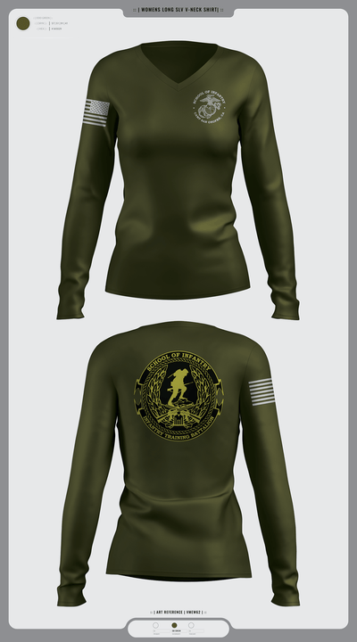 IMC 23802976 Women's Long Sleeve V-neck Shirt - 2