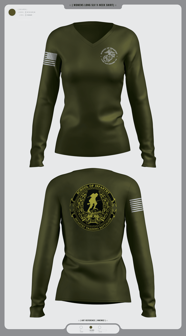 Women's Long Sleeve Vneck Shirt, IMC, Marines, Teamtime, Team time, sublimation, custom sports apparel, team uniforms, spirit wear, spiritwear, sports uniforms, custom shirts, team store, custom team store, fundraiser sports, apparel fundraiser