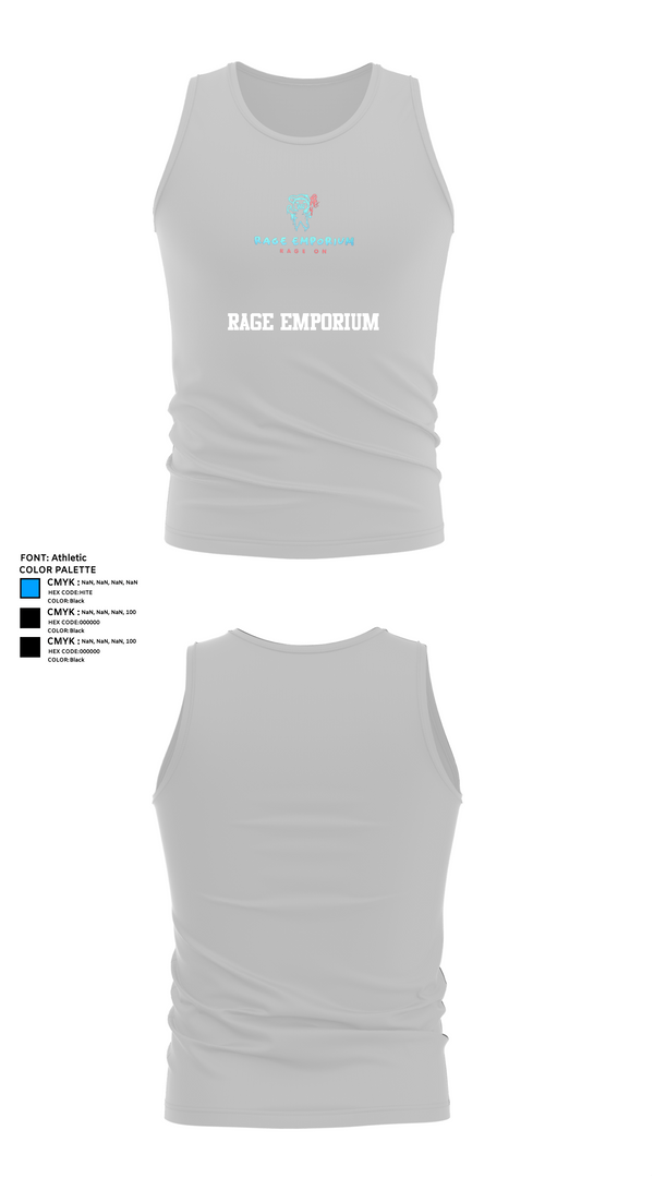 Tank Top, Rage Emporium, , Teamtime, Team time, sublimation, custom sports apparel, team uniforms, spirit wear, spiritwear, sports uniforms, custom shirts, team store, custom team store, fundraiser sports, apparel fundraiser