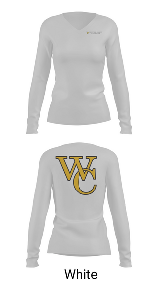 Womens Long Sleeve Vneck Shirt, Woodford County High School Golf, Golf, Teamtime, Team time, sublimation, custom sports apparel, team uniforms, spirit wear, spiritwear, sports uniforms, custom shirts, team store, custom team store, fundraiser sports, apparel fundraiser