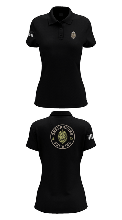 Sheephound Brewing 50648686 Women's Short Sleeve Performance Polo  - 36