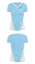 Westminster High School Tennis 36463392 Women's Short Sleeve V-neck Shirt - 37