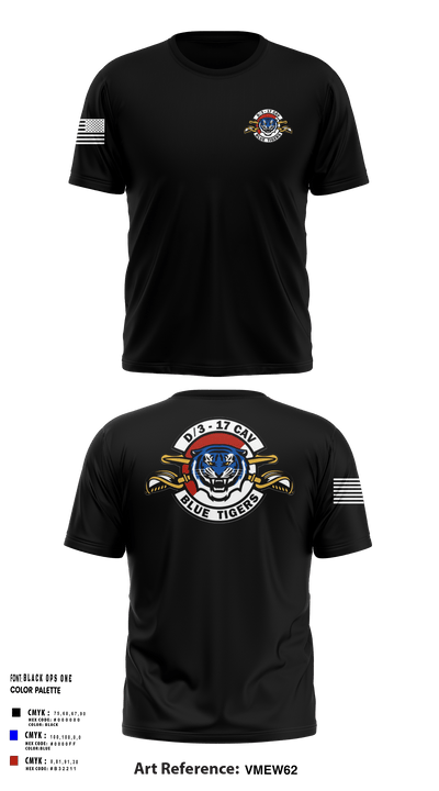 Delta Troop 3-17 CAV 34890879 Short Sleeve Performance Shirt - 6