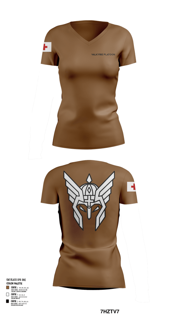 Womens Short Sleeve Vneck Shirt, Evac PLT, RSS, 2CR, , Teamtime, Team time, sublimation, custom sports apparel, team uniforms, spirit wear, spiritwear, sports uniforms, custom shirts, team store, custom team store, fundraiser sports, apparel fundraiser