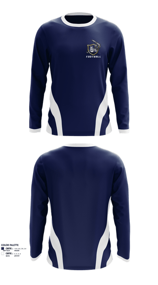 Long Sleeve Performance Shirt, Somerset Berkley Regional High School Football, Football, Teamtime, Team time, sublimation, custom sports apparel, team uniforms, spirit wear, spiritwear, sports uniforms, custom shirts, team store, custom team store, fundraiser sports, apparel fundraiser
