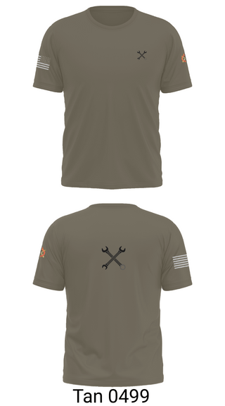 Old School Cotton Feel Shirt, B CO 2-12 CAV, Army, Teamtime, Team time, sublimation, custom sports apparel, team uniforms, spirit wear, spiritwear, sports uniforms, custom shirts, team store, custom team store, fundraiser sports, apparel fundraiser