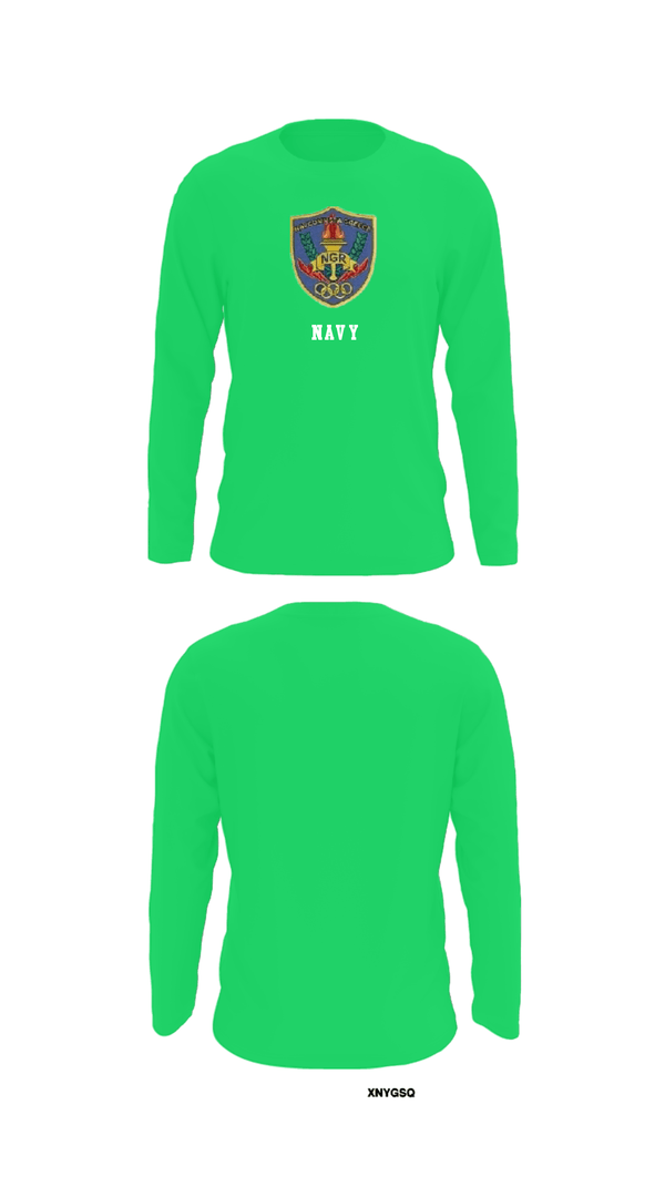Long Sleeve Performance Shirt, NAVCOMMSTA NGR Nae Makri Greece, Navy, Teamtime, Team time, sublimation, custom sports apparel, team uniforms, spirit wear, spiritwear, sports uniforms, custom shirts, team store, custom team store, fundraiser sports, apparel fundraiser