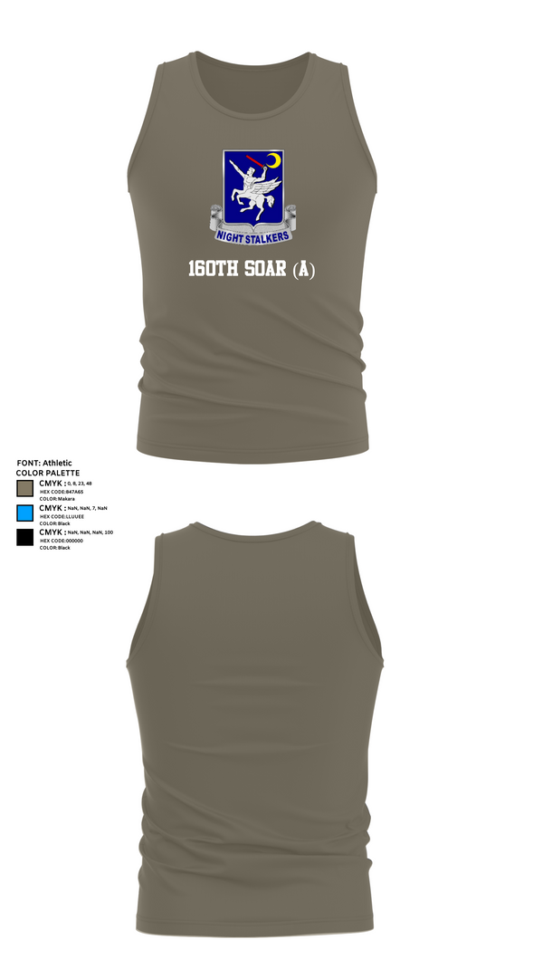 Tank Top, 160th SOAR (A), , Teamtime, Team time, sublimation, custom sports apparel, team uniforms, spirit wear, spiritwear, sports uniforms, custom shirts, team store, custom team store, fundraiser sports, apparel fundraiser