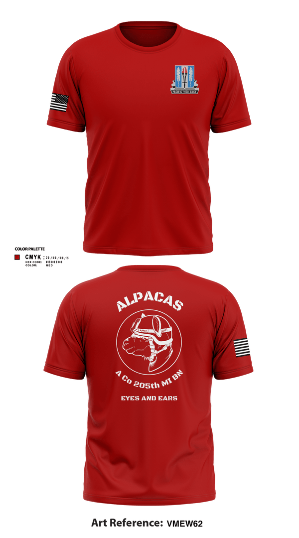 Short Sleeve Performance Shirt, HHD, 205th MI BN, Army, Teamtime, Team time, sublimation, custom sports apparel, team uniforms, spirit wear, spiritwear, sports uniforms, custom shirts, team store, custom team store, fundraiser sports, apparel fundraiser