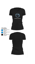 Geronimo High School Cheer 21079944 Women's Short Sleeve V-neck Shirt - 37